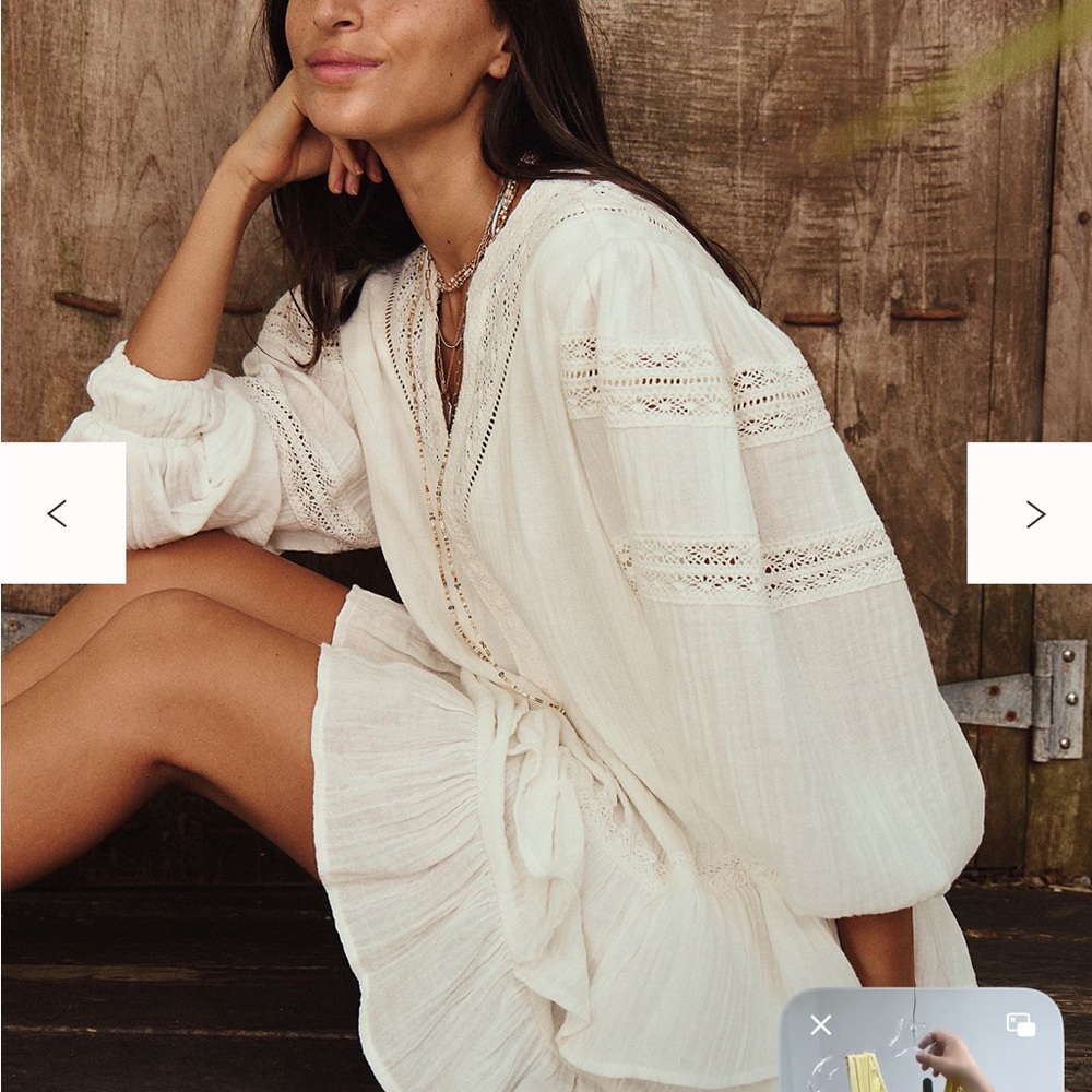 Free People Ruffle Mini Dress - Picture 5 of 6